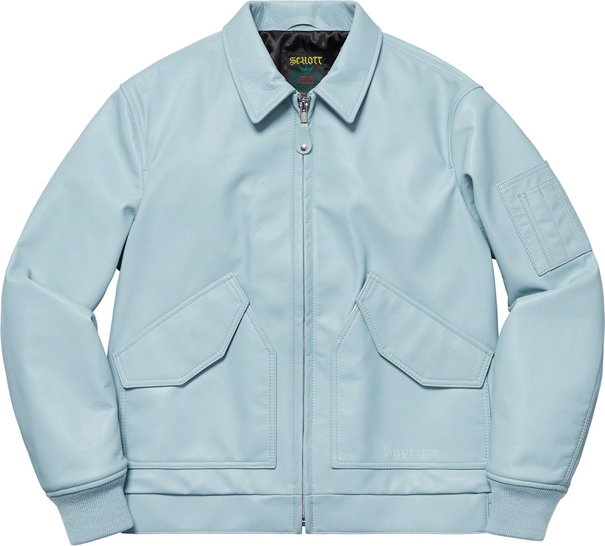Supreme®/Schott® Leather Tanker Jacket view 2